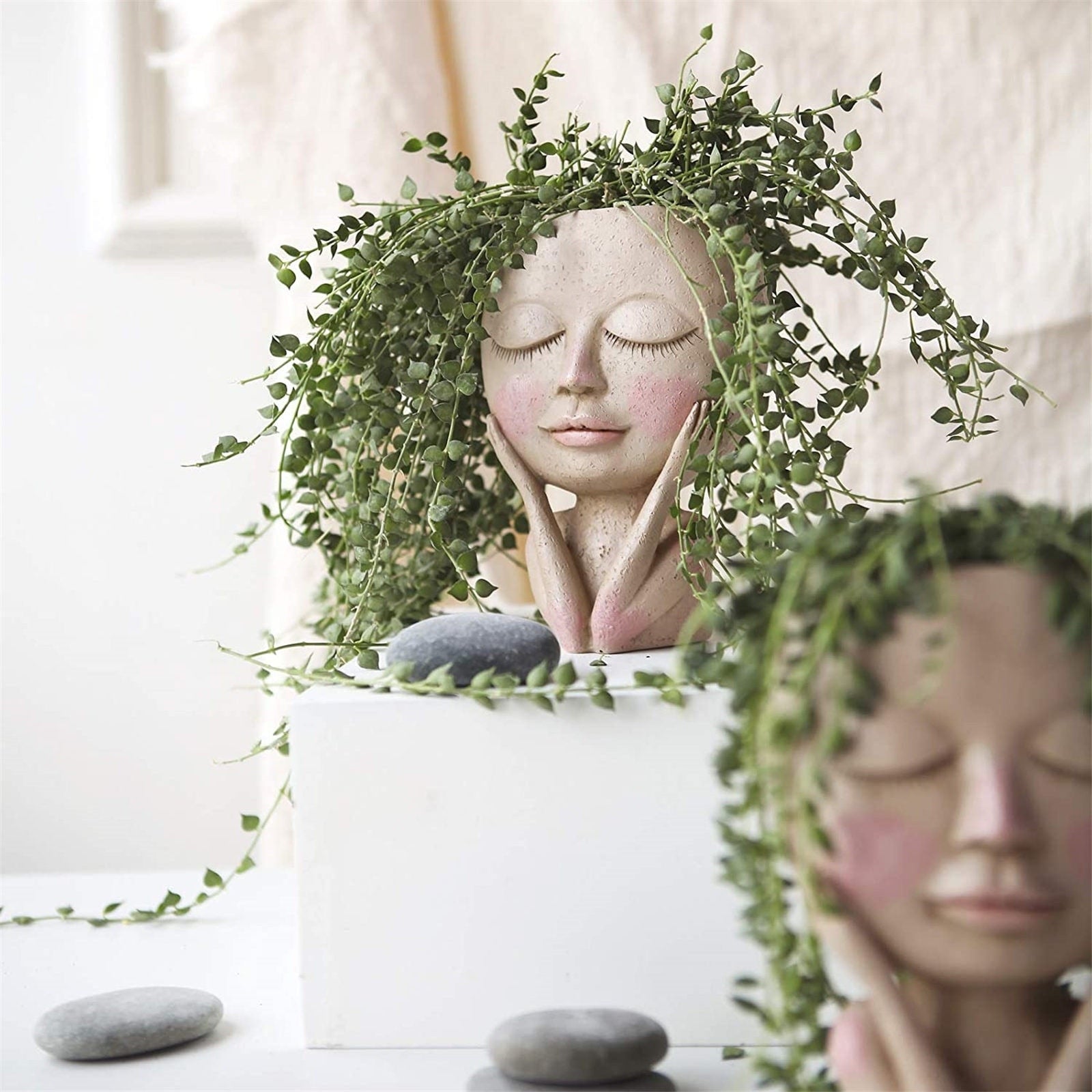 Girls Face Head Flower - mygardenmole