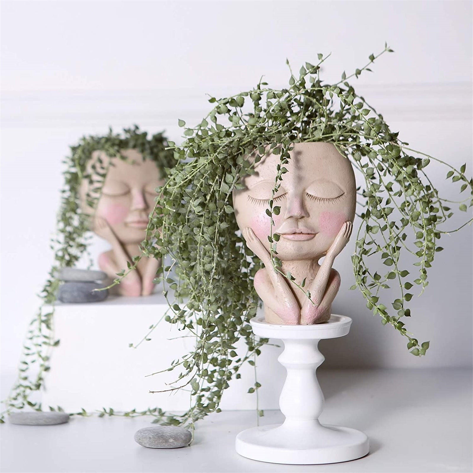 Girls Face Head Flower - mygardenmole