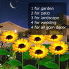 Solar Sunflower Lights - mygardenmole